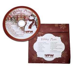 VFW Holiday Music CD 16 Track Christmas Carol Compilation 98289SL